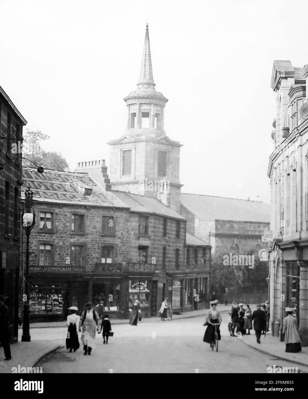 North Road, Lancaster, Anfang des 20. Jahrhunderts Stockfoto