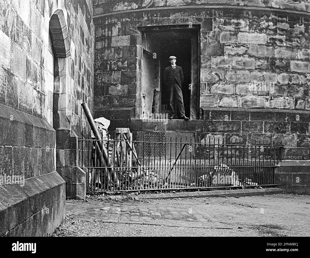 The Place of Public Execution, Lancaster Castle, Anfang des 20. Jahrhunderts Stockfoto