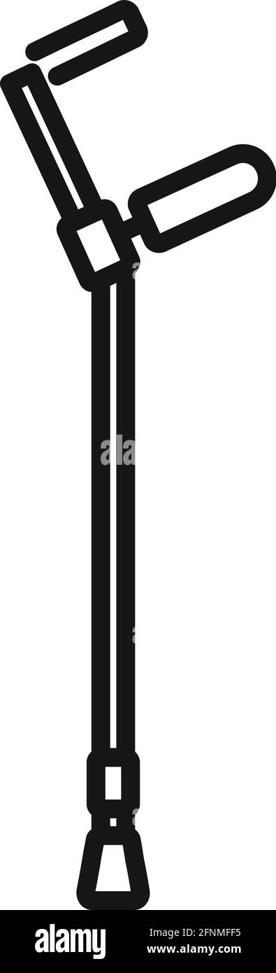 Still Stick Symbol, Umriss Stil Stock Vektor