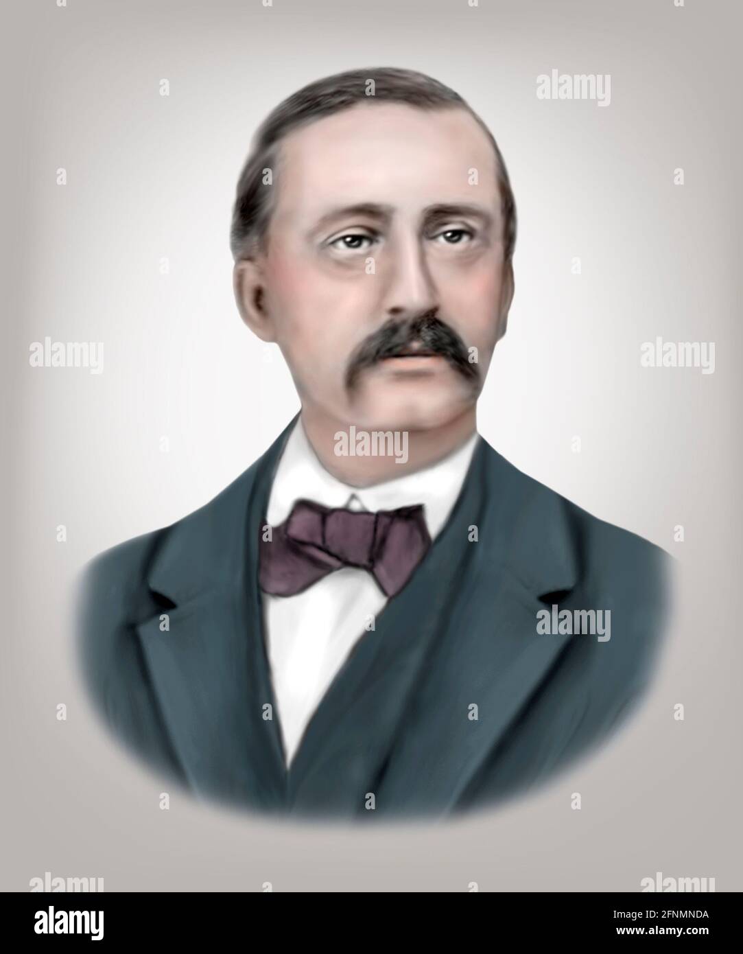 Alexander Borodin 1833-1887 Russischer Komponist Chemiker Stockfoto