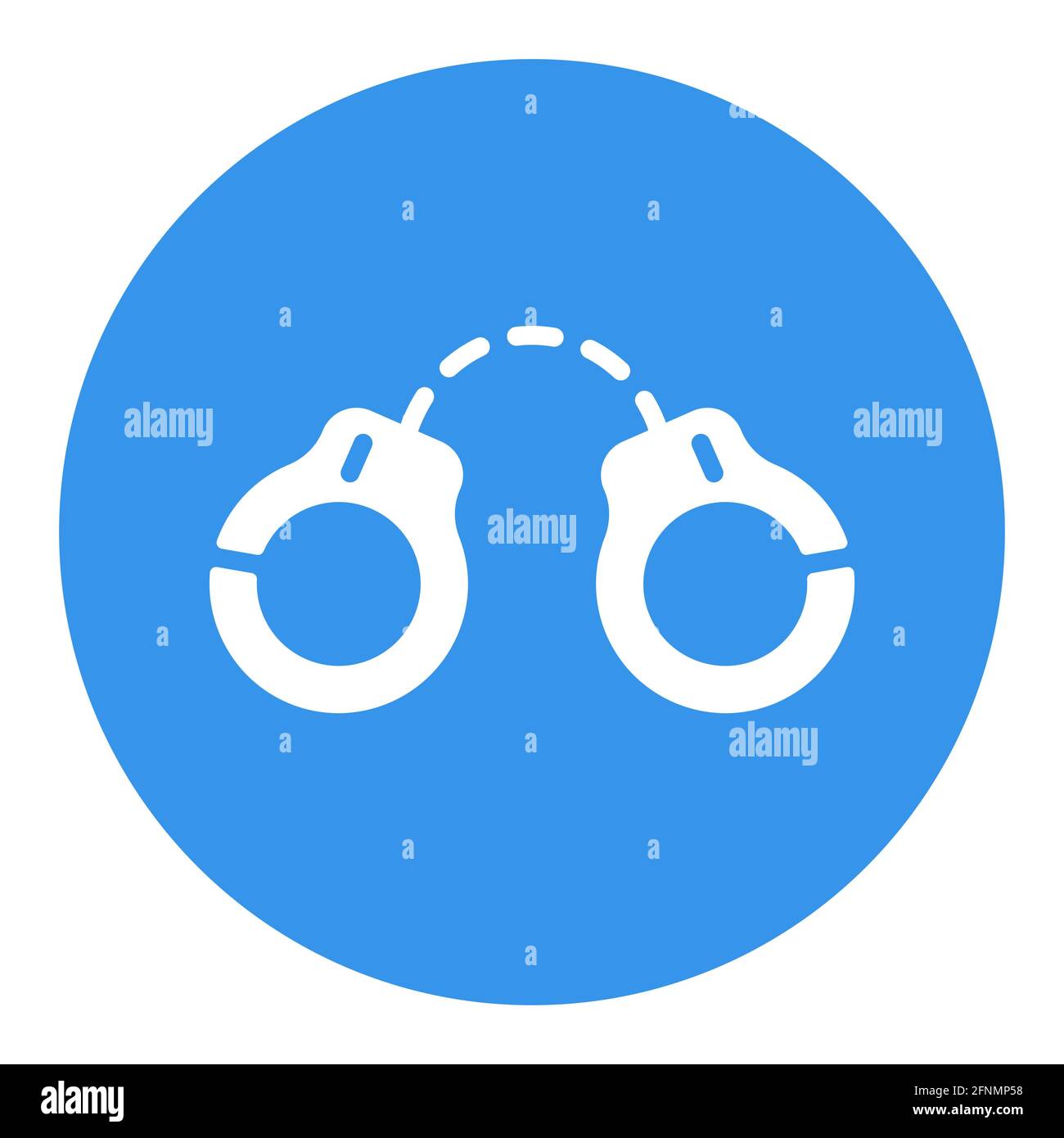 Handschellen Weisses Glyphensymbol Polizeizeichen Demonstration Protest Streik Revolution Graph Symbol Fur Ihr Website Design Logo App Ui Stock Vektorgrafik Alamy