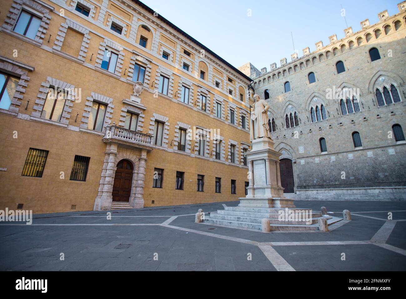 Palazzo Salimbeni, Siena, Toskana, Italien, Europa Stockfoto