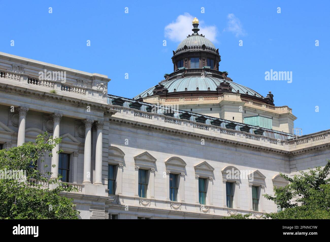 Library of Congress, Washington DC. Amerikanisches Kulturdenkmal in Washington D.C. Stockfoto