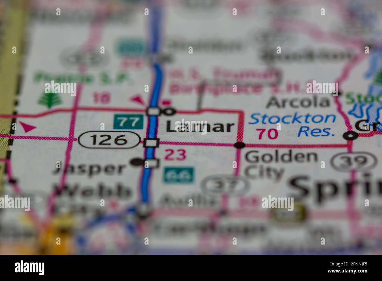 Lamar missouri karte Fotos und Bildmaterial in hoher Auflösung Alamy