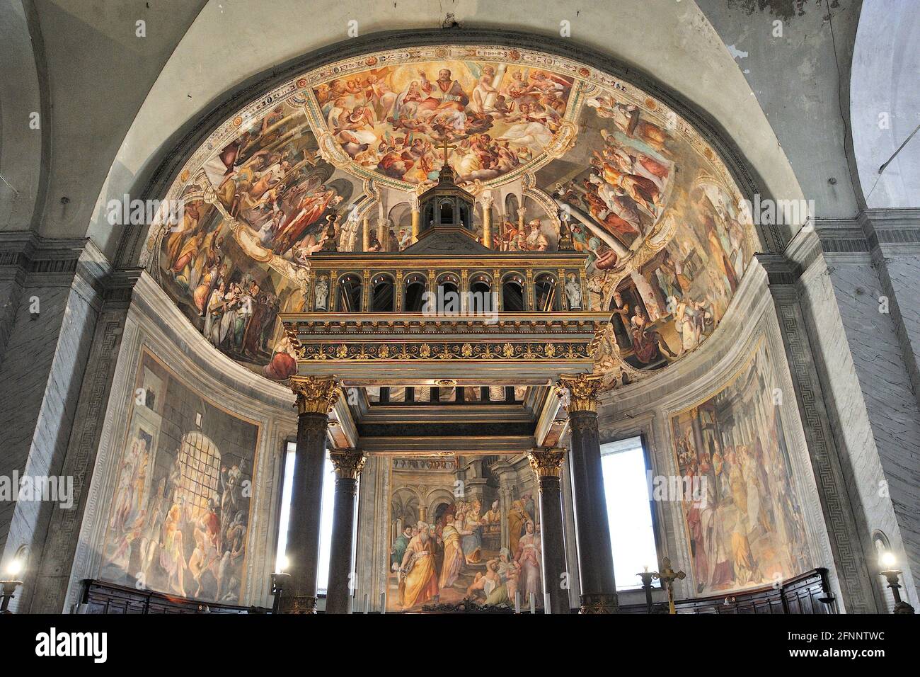 Italien, Rom, Basilika San Pietro in Vincoli (St. Peter in Chains) Stockfoto