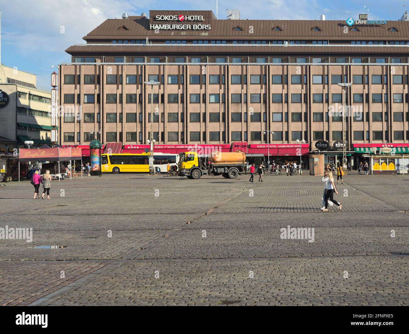 Sokos Hotel Hamburger Börs auf dem Marktplatz in Turku, Finnland Stockfoto