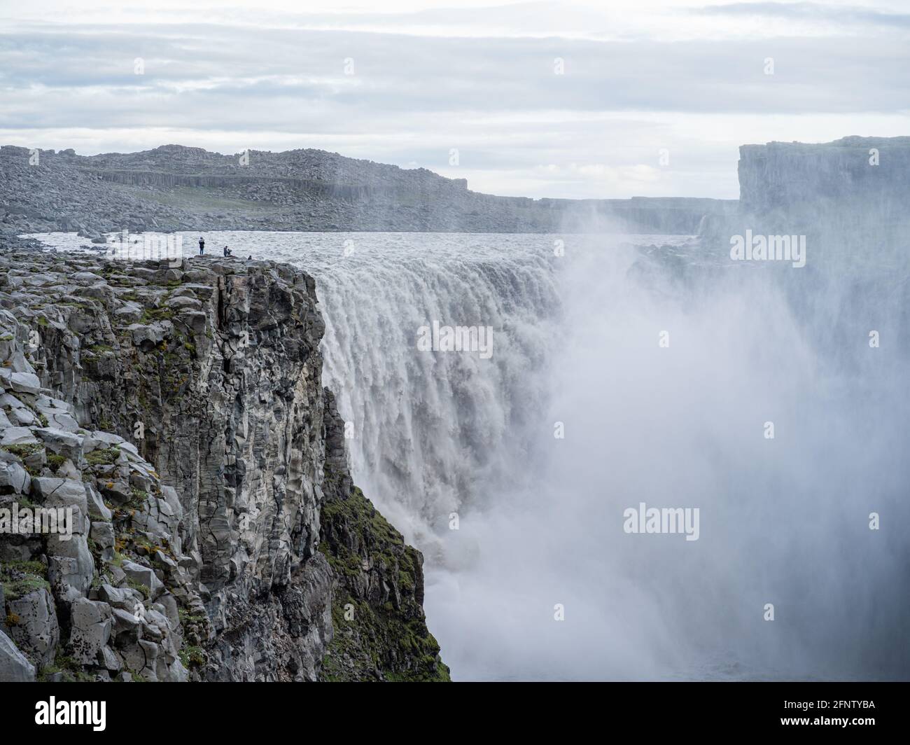 Dettifoss Wasserfall, Nordisland Stockfoto