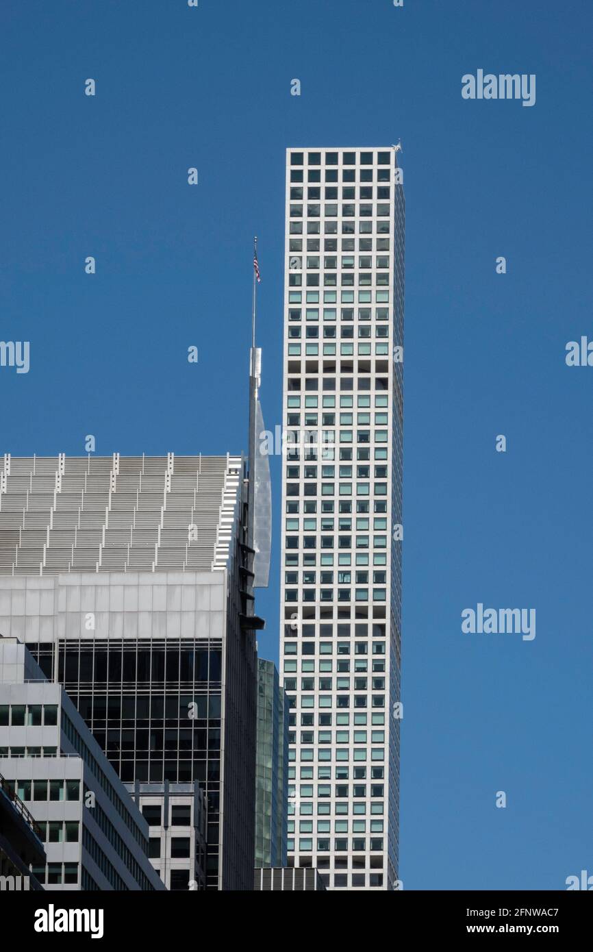432 Park Avenue Wolkenkratzer in New York City, USA Stockfoto