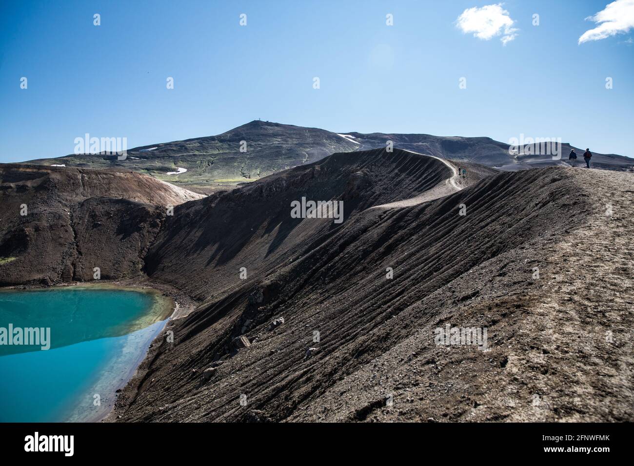 Krafla-Krater, Island Stockfoto