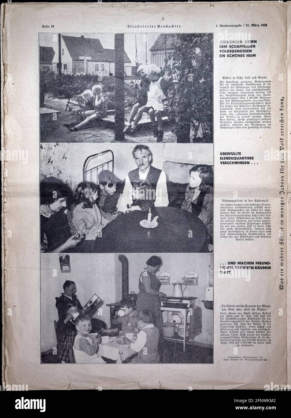 Illustrierter Beobachter München Stockfoto