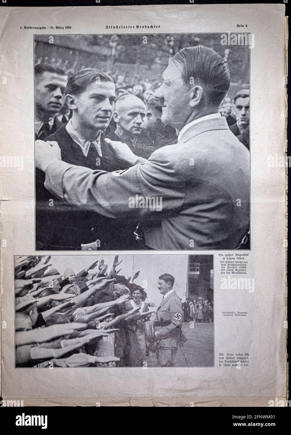 Illustrierter Beobachter München Stockfoto