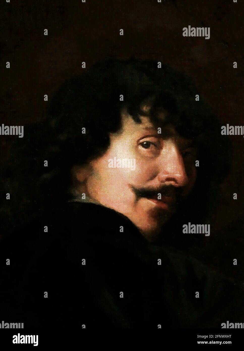 Claude Lorrain. Selbstporträt des französischen Barockmalers Claude Lorrain (geb. Claude Gellée, c. 1600 -1682) Stockfoto