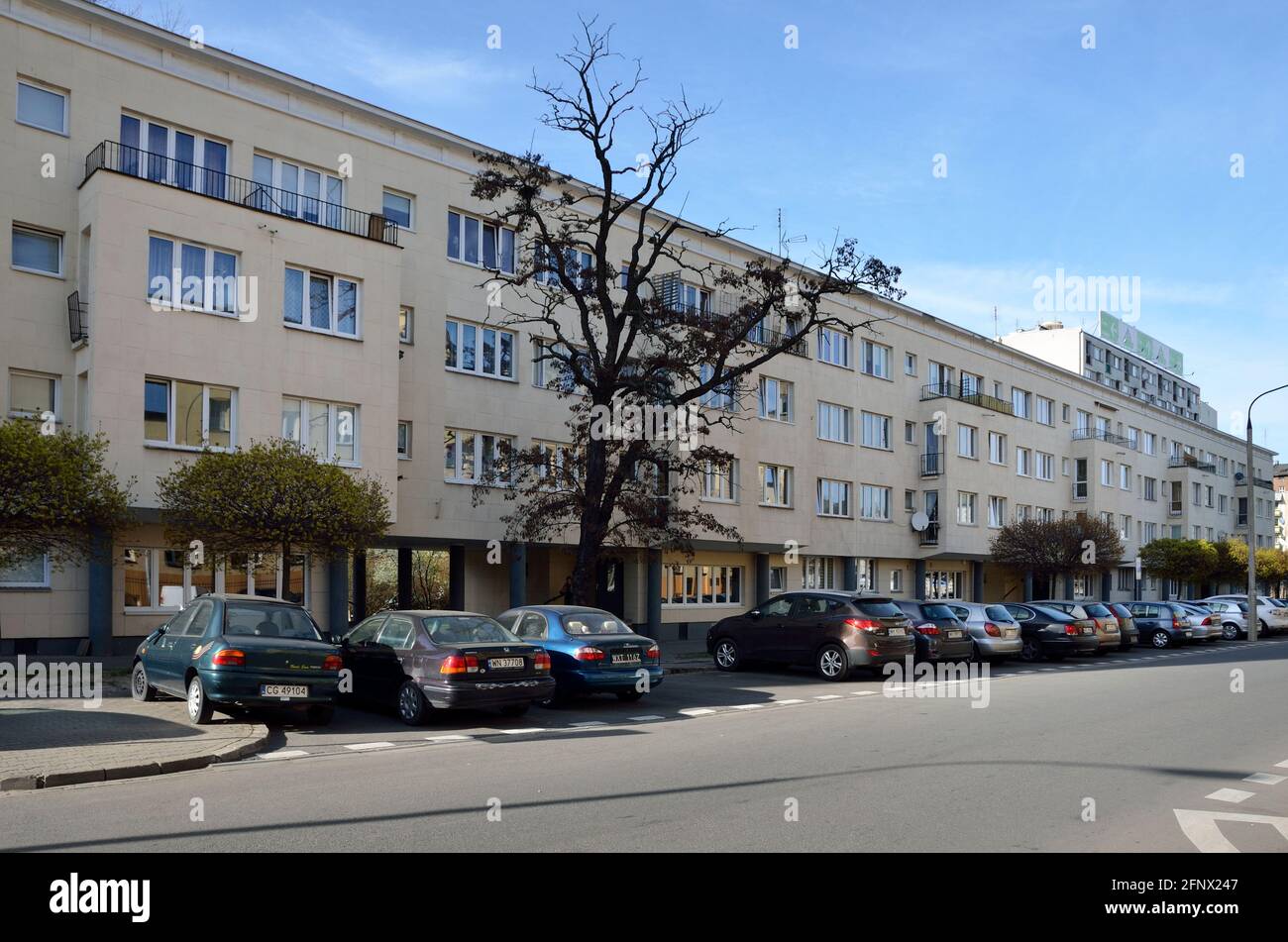 Wohnhaus von Praga ! Nachbarschaftssicht im Bezirk Praga Polnoc, Warschau, Polen Stockfoto