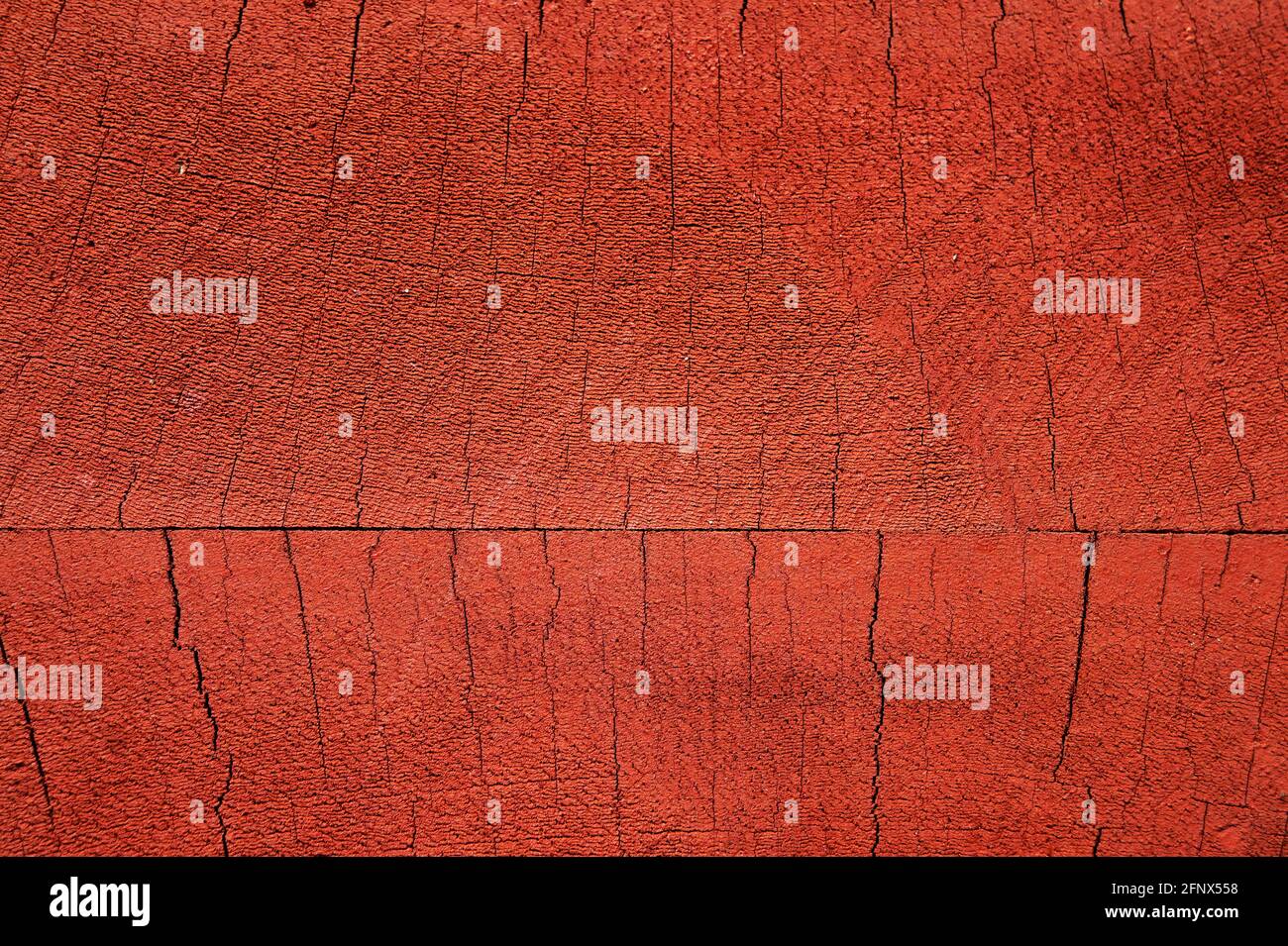 Rot bemalte Holz Textur Hintergrund Stockfoto