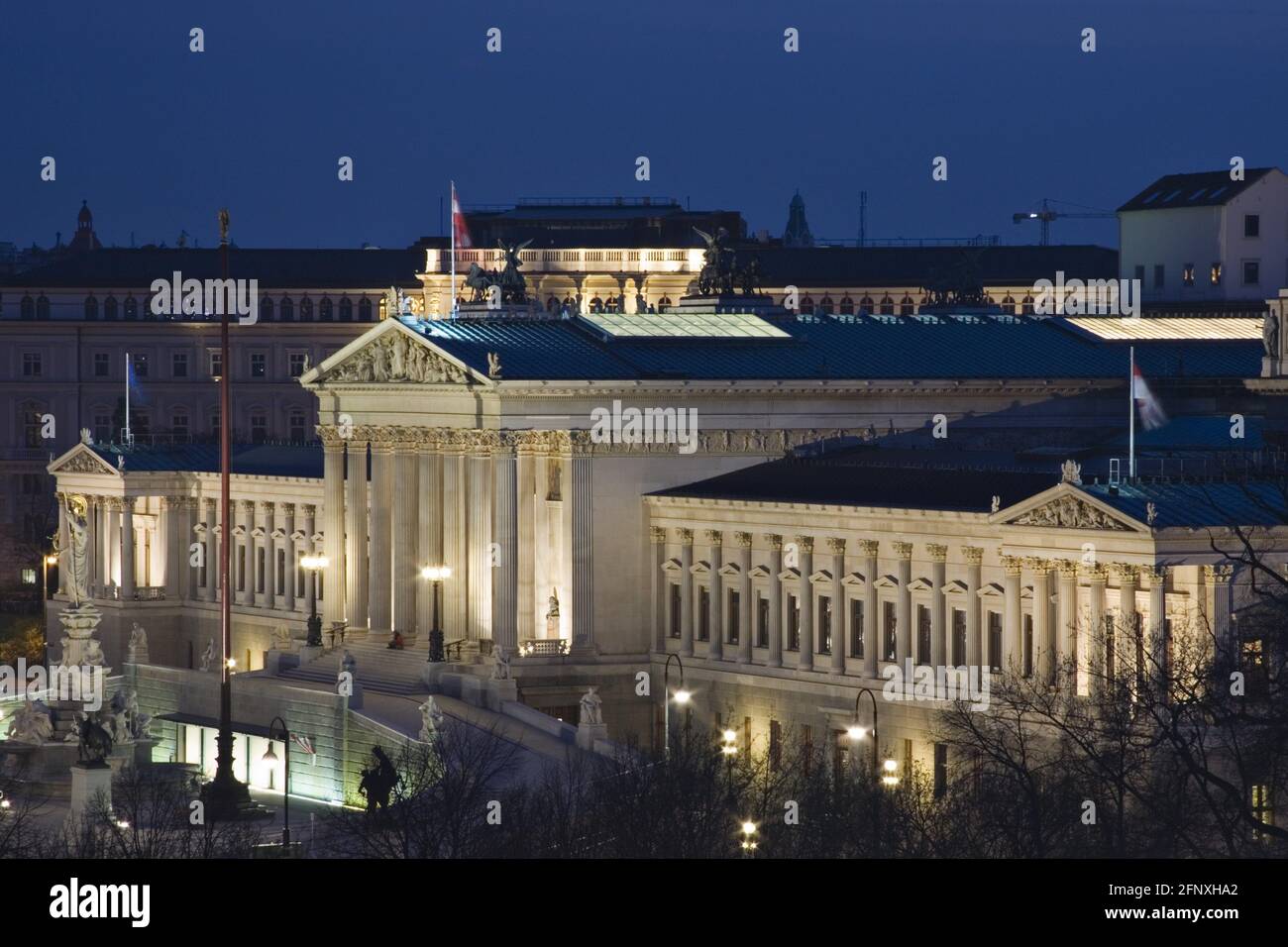 parlament in Wien, Österreich, Wien Stockfoto