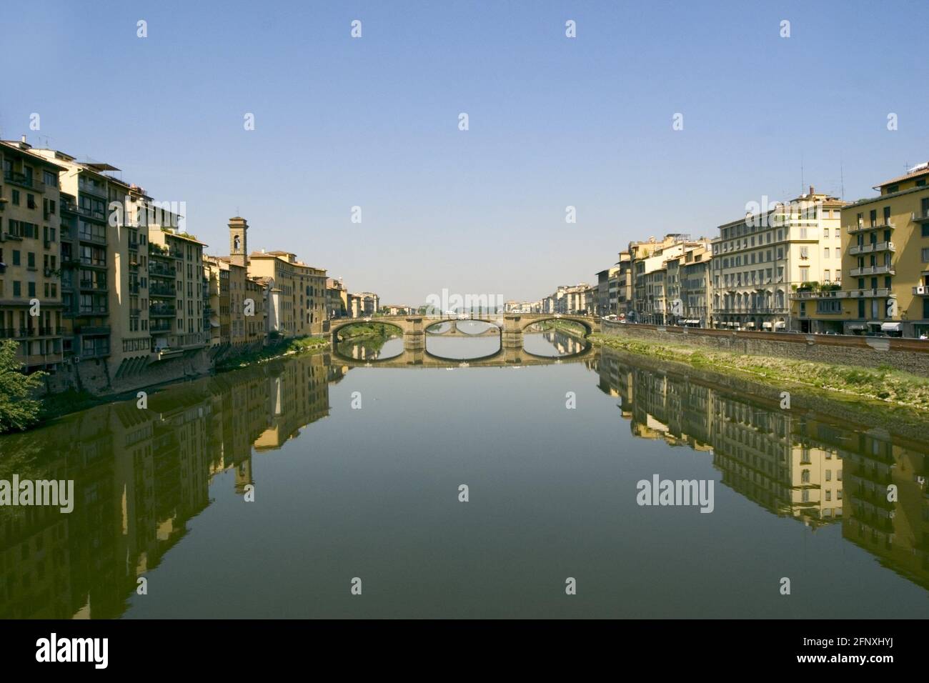 Ponte Santa Trinita, Italien, Toskana, Florenz Stockfoto