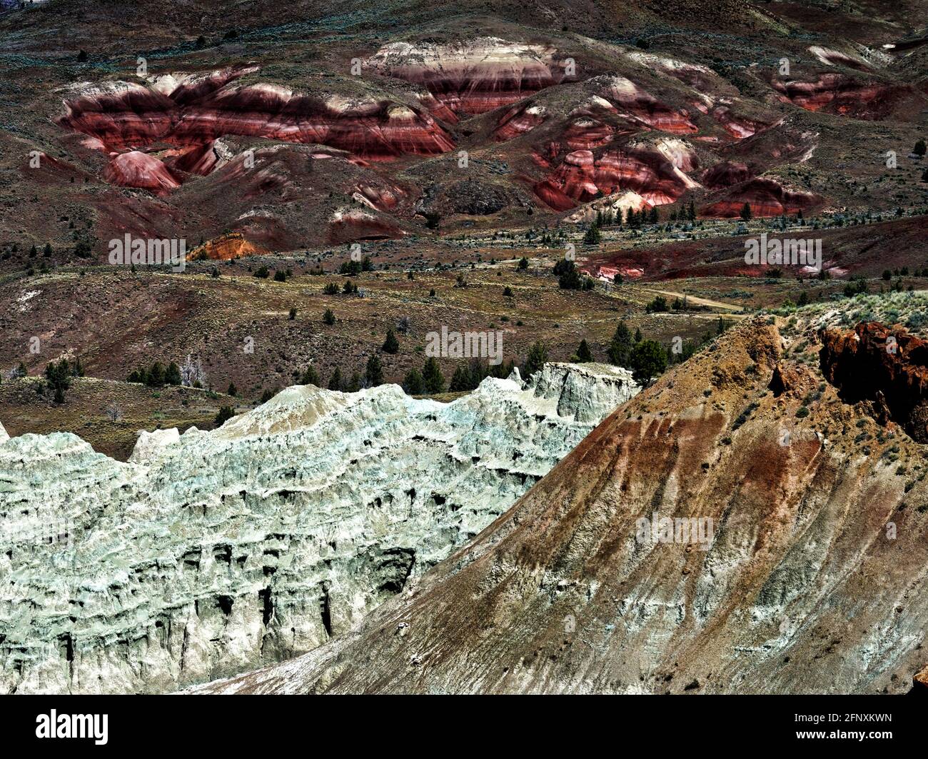 Sheep Rock Unit des John Day National Monument Stockfoto