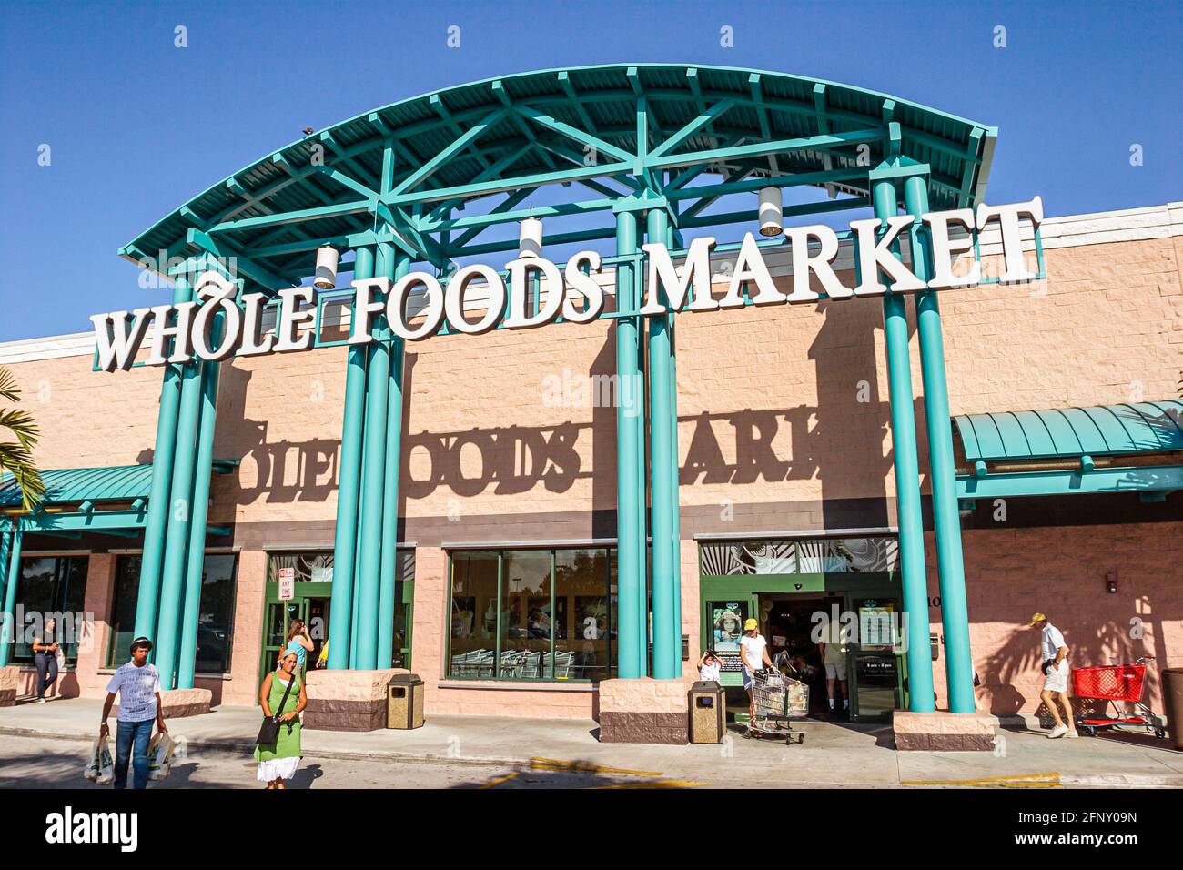 Miami Florida, Aventura Whole Foods Market, Eingangsbereich, Supermarkt, Stockfoto