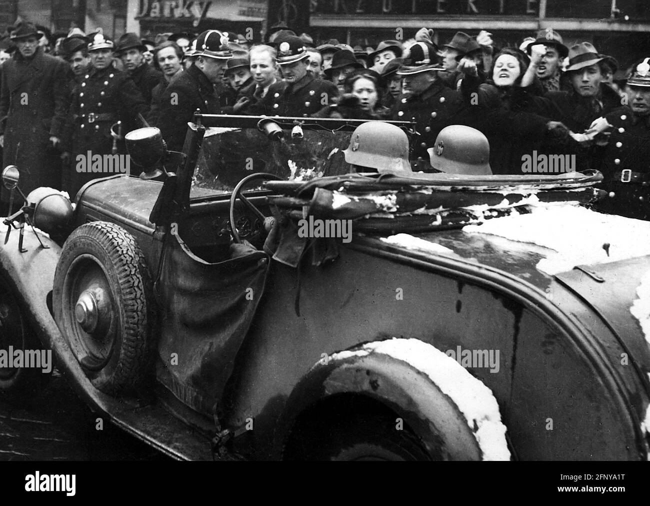 Nationalsozialismus / Nationalsozialismus, Besetzung Böhmens und Mährens, 15.3.1939, NUR REDAKTIONELLE VERWENDUNG Stockfoto