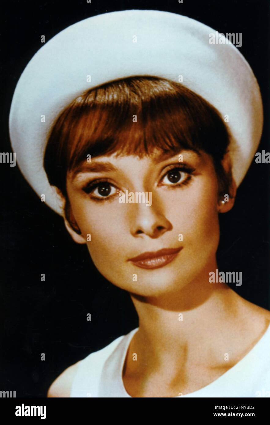 Hepburn, Audrey, 4.5.1929 - 20.1.1993, britische Schauspielerin, Porträt, ANFANG DER 1960ER JAHRE, ZUSÄTZLICHE-RECHTE-FREIGABE-INFO-NICHT-VERFÜGBAR Stockfoto