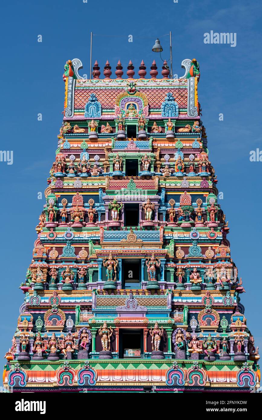 Hamm, Sri-Kamadchi-Ampal-Tempel, Hindu-Tempel, 202 erbaut, aderzweitgrößte  hinduistische Tempel Europas Stockfotografie - Alamy
