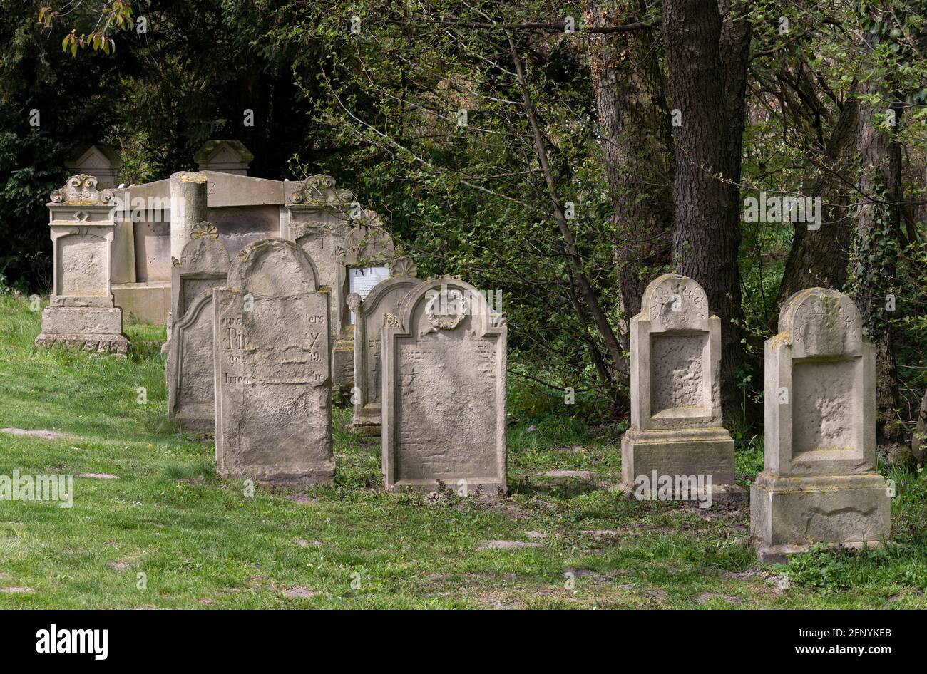 Billerbeck, Jüdischer Friedhof Stockfoto