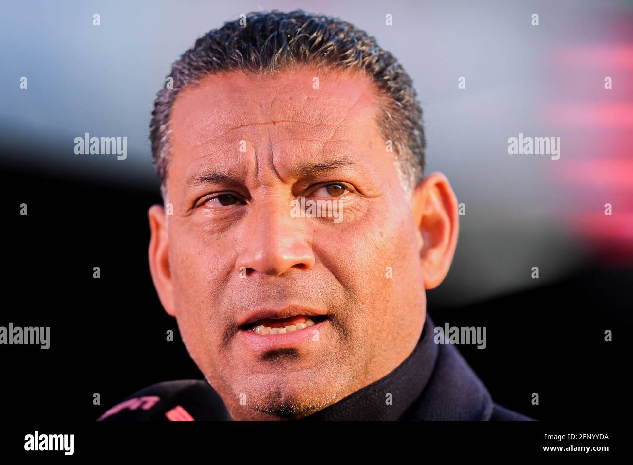 ROTTERDAM, NIEDERLANDE - 19. MAI: Trainer Henk Fraser von Sparta Rotterdam während des niederländischen Eredivisie-Spiels zwischen Feyenoord Rotterdam und Sparta Rotter Stockfoto