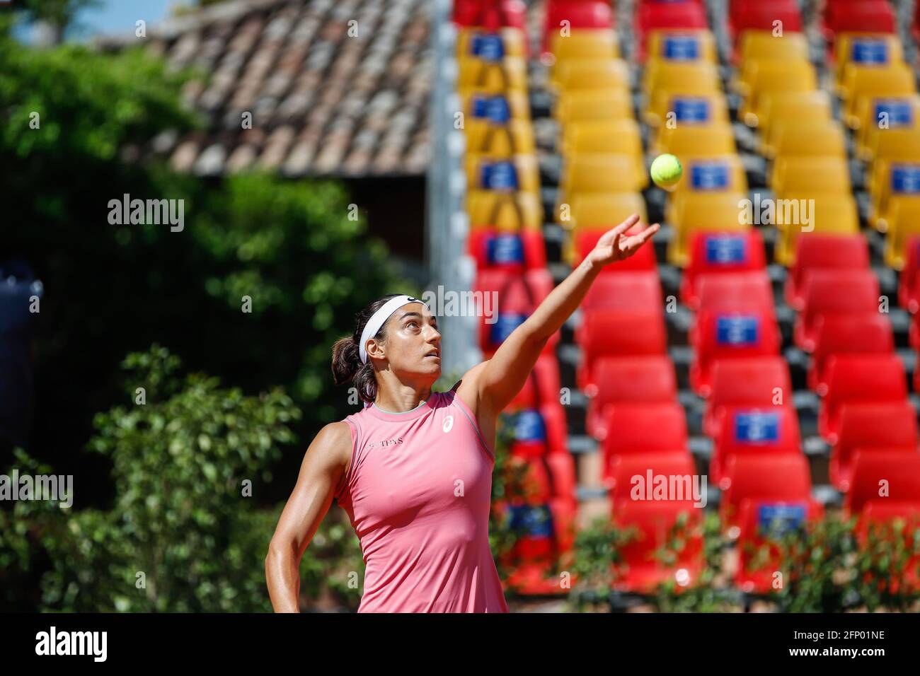 Parma, Italien. Mai 2021. Die französische Tennisspielerin Caroline Garcia während der WTA 250 Emilia-Romagna Open 2021, Tennis Internationals in Parma, Italien, Mai 20 2021 Kredit: Unabhängige Fotoagentur/Alamy Live News Stockfoto