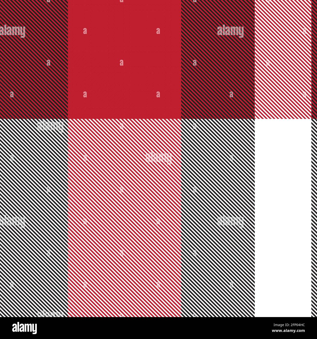 Asymmetrische Plaid strukturiert nahtlose Muster geeignet für Mode-Textilien und Grafiken Stock Vektor