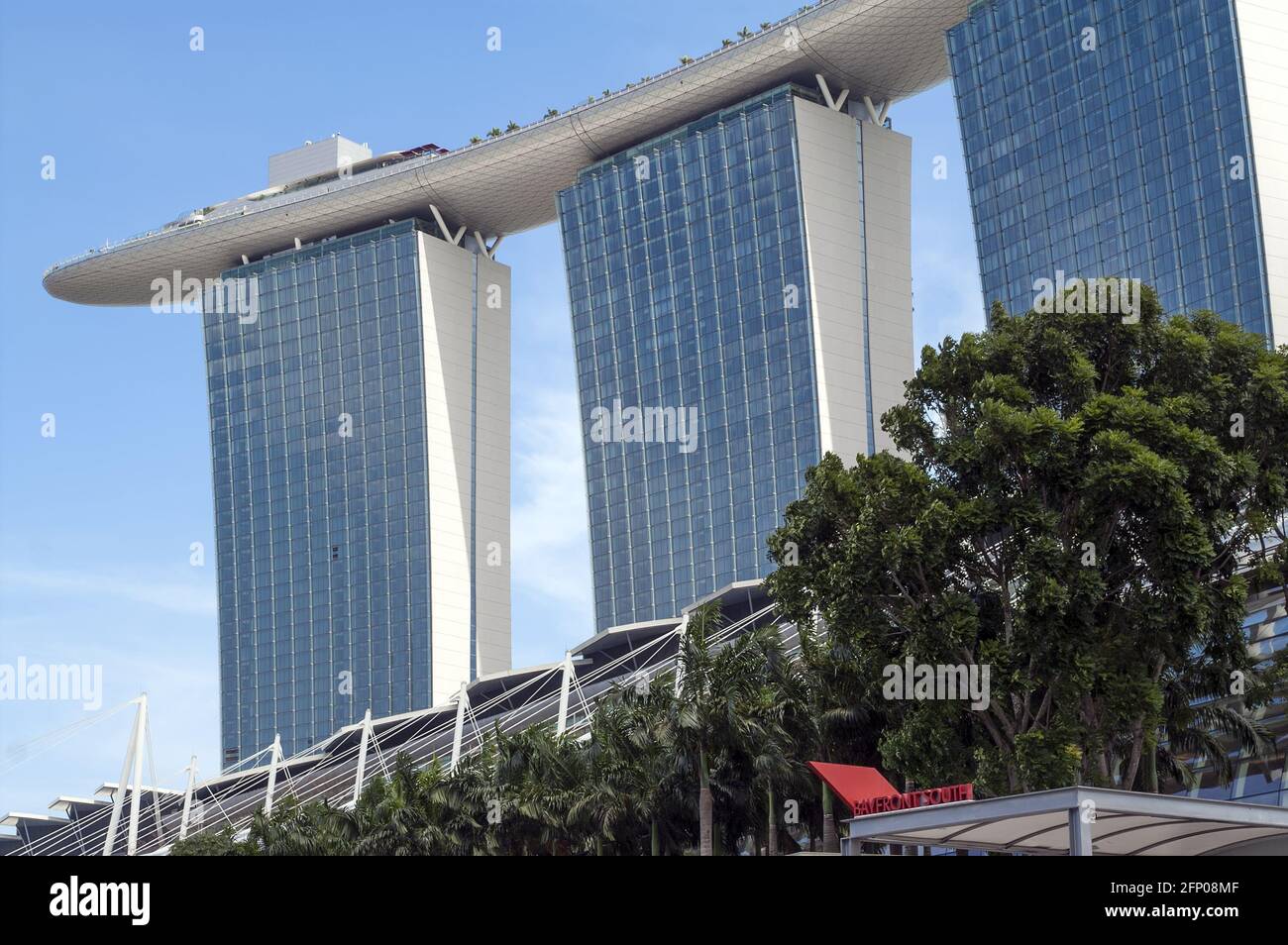 Singapur, Singapur, Asien, Asien; Luxury Marina Bay Sands Hotel and Casino; Luxuriöses Hotel und Casino; 濱海灣金沙酒店 Luksusowy Hotel i kasyno Stockfoto