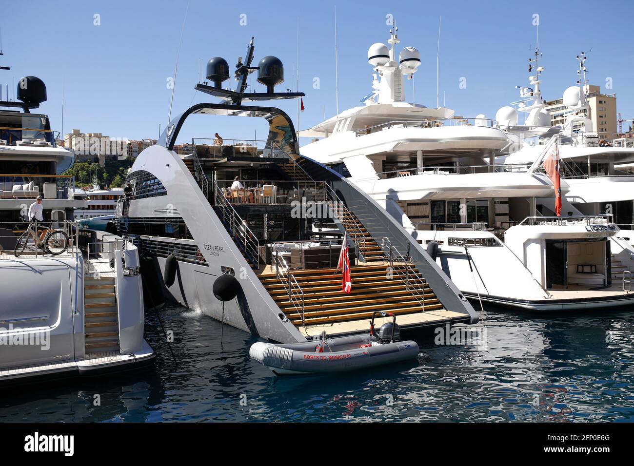 Monte-Carlo, Monaco. Mai 2021. Hafen von Monaco, F1 Grand Prix von Monaco auf dem Circuit de Monaco am 20. Mai 2021 in Monte-Carlo, Monaco. (Foto von HOCH ZWEI) Quelle: dpa/Alamy Live News Stockfoto