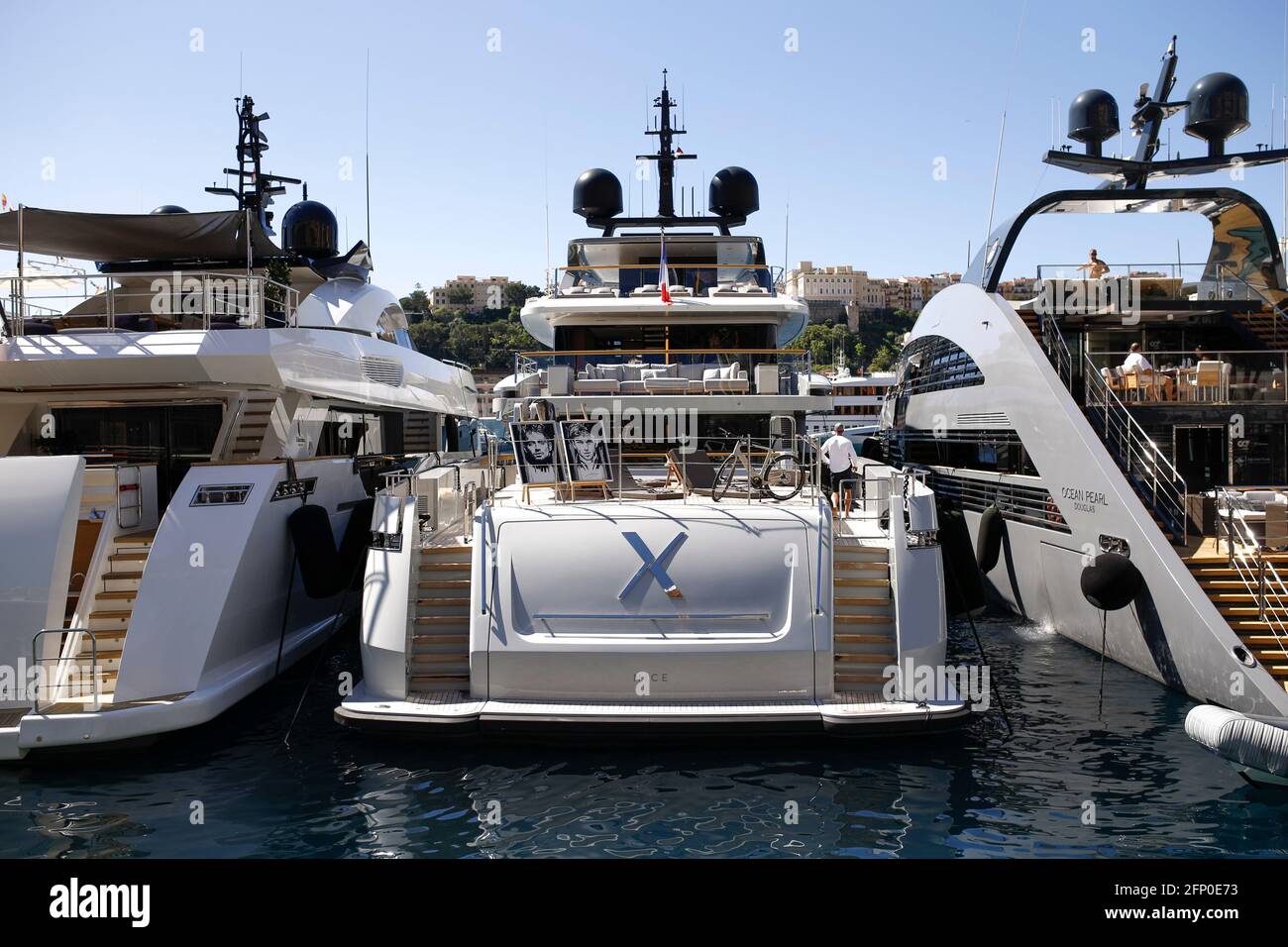 Monte-Carlo, Monaco. Mai 2021. Hafen von Monaco, F1 Grand Prix von Monaco auf dem Circuit de Monaco am 20. Mai 2021 in Monte-Carlo, Monaco. (Foto von HOCH ZWEI) Quelle: dpa/Alamy Live News Stockfoto