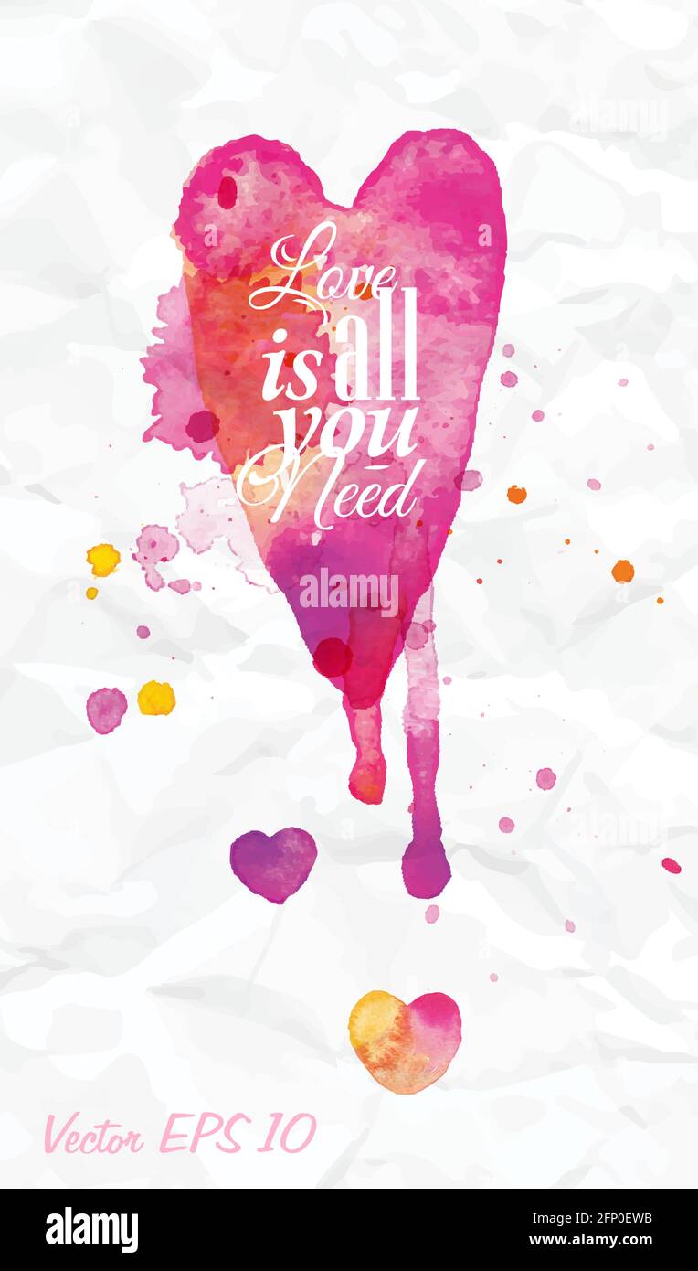 Herz In Wasser Stock Vektorgrafiken Kaufen Alamy