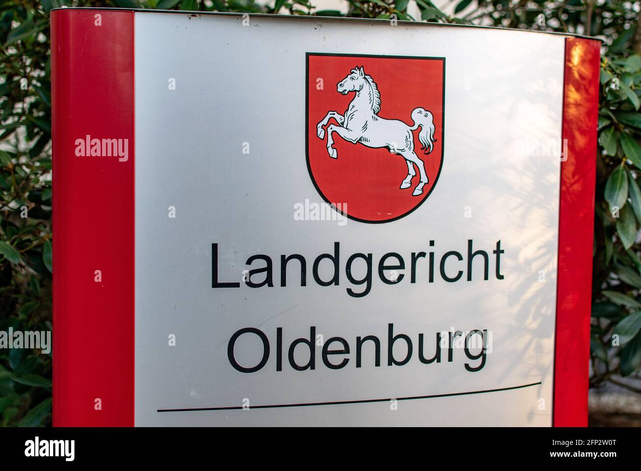 Amtsgericht Landgericht In Oldenburg Niedersachsen. Stockfoto