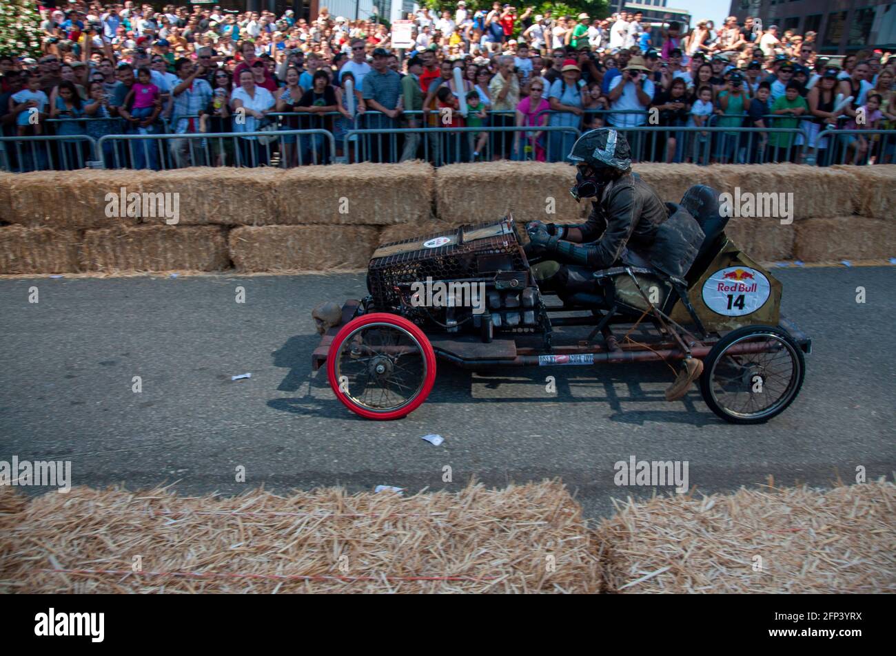 Red Bull Soapbox 2009 in Downtown Los Angeles. Stockfoto