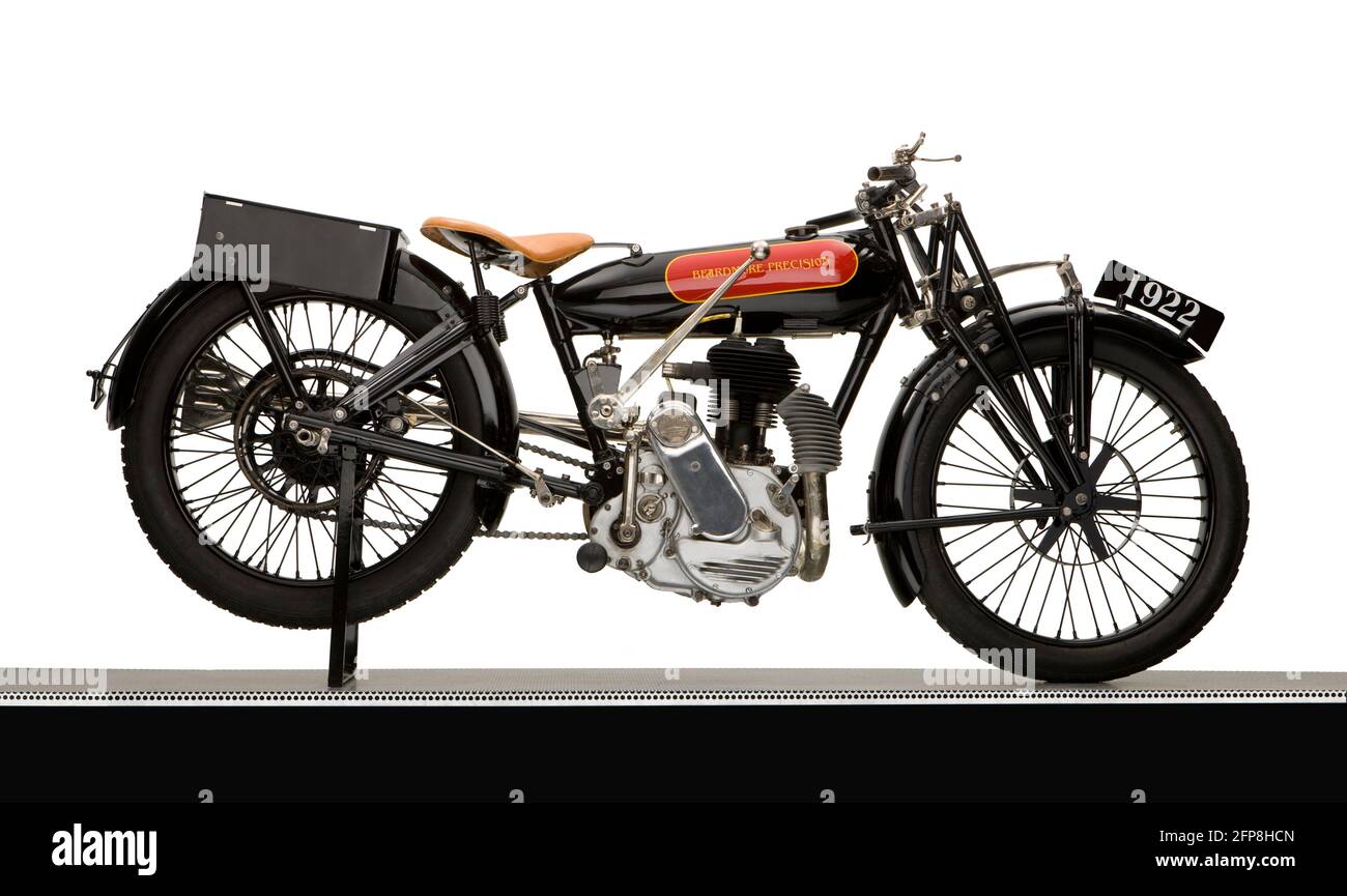 1922 Beardmore Precision 500ccm Motorrad Stockfoto
