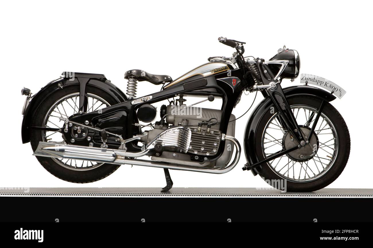 1937 Zündapp K800 vier Motorräder Stockfoto