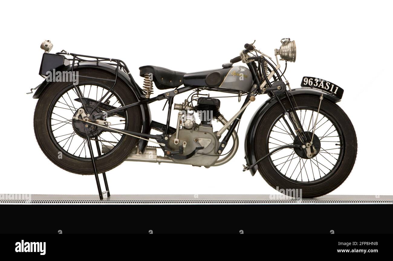 1928 Peugeot 250cc P108 Motorrad Stockfoto
