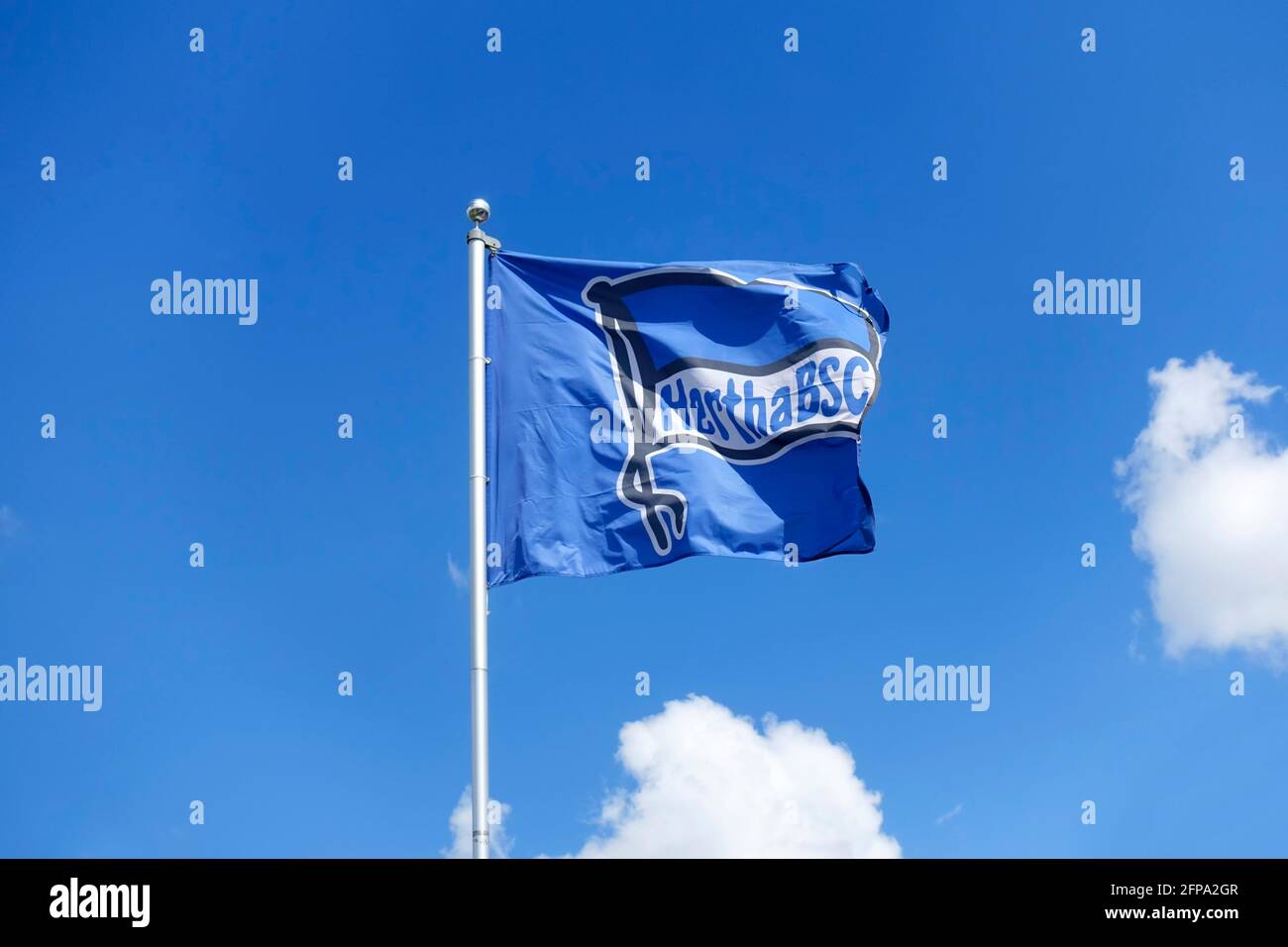 Hertha BSC Ball Football Classic Flag Blue Berlin