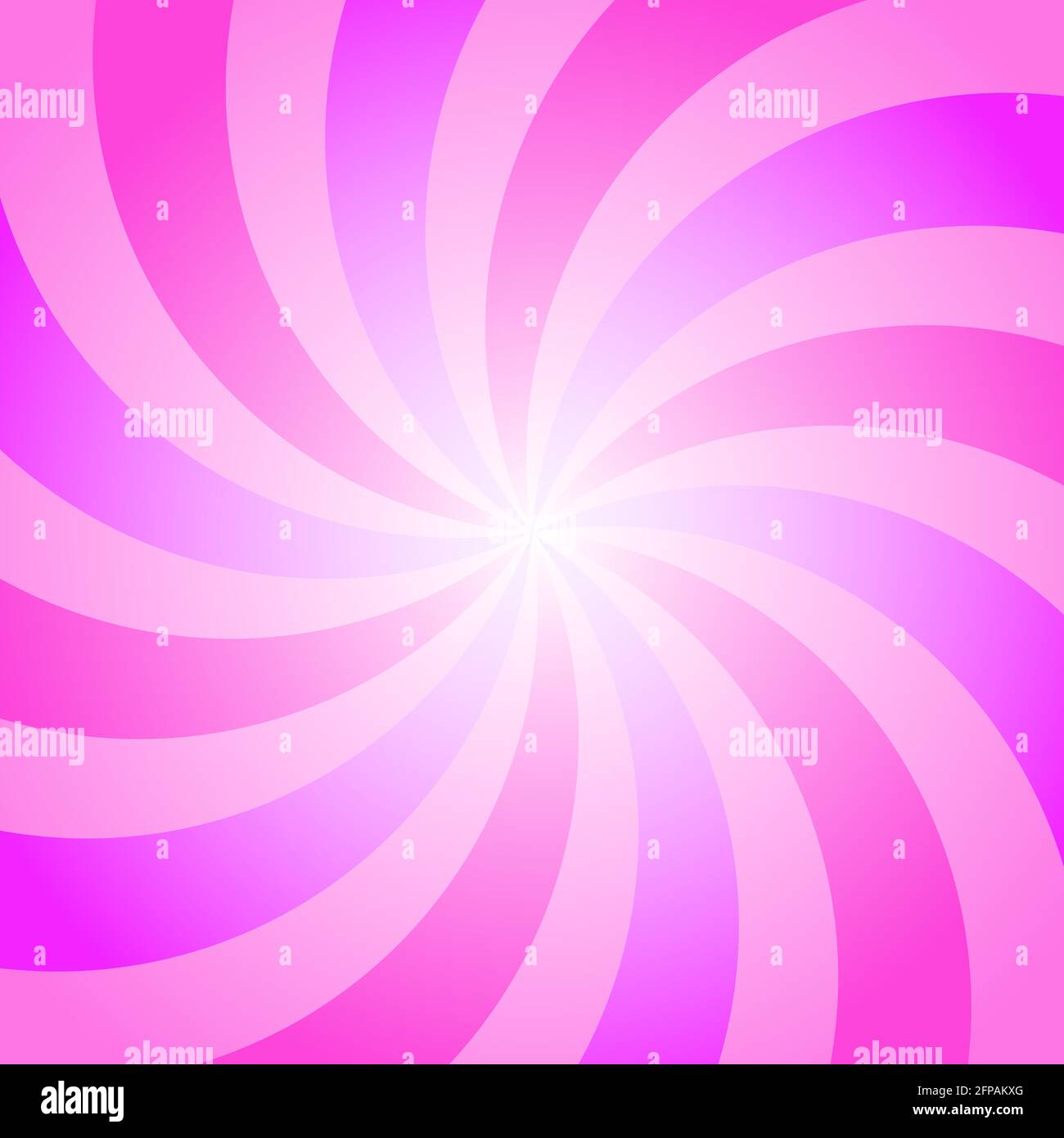 Sonnenlicht Spirale abstrakten Hintergrund. Rosa Burst Hintergrund. Vektorgrafik. Sonnenstrahl-Sonnenstoß-Muster Hintergrund. Heller Retro-Hintergrund. Stock Vektor