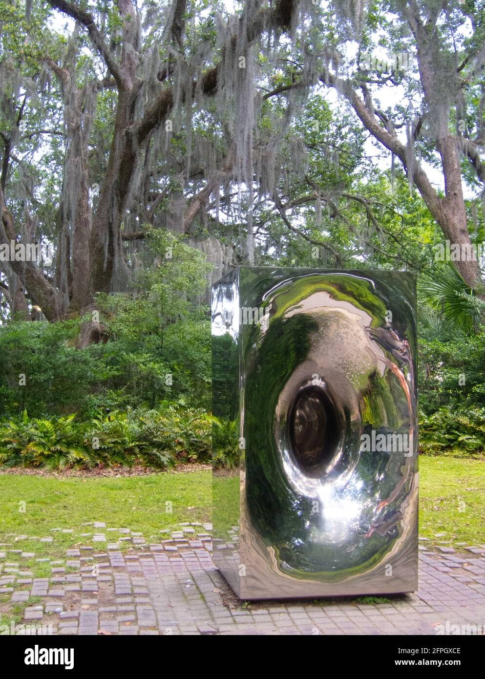 New Orleans Skulpturengarten im City Park. Stockfoto