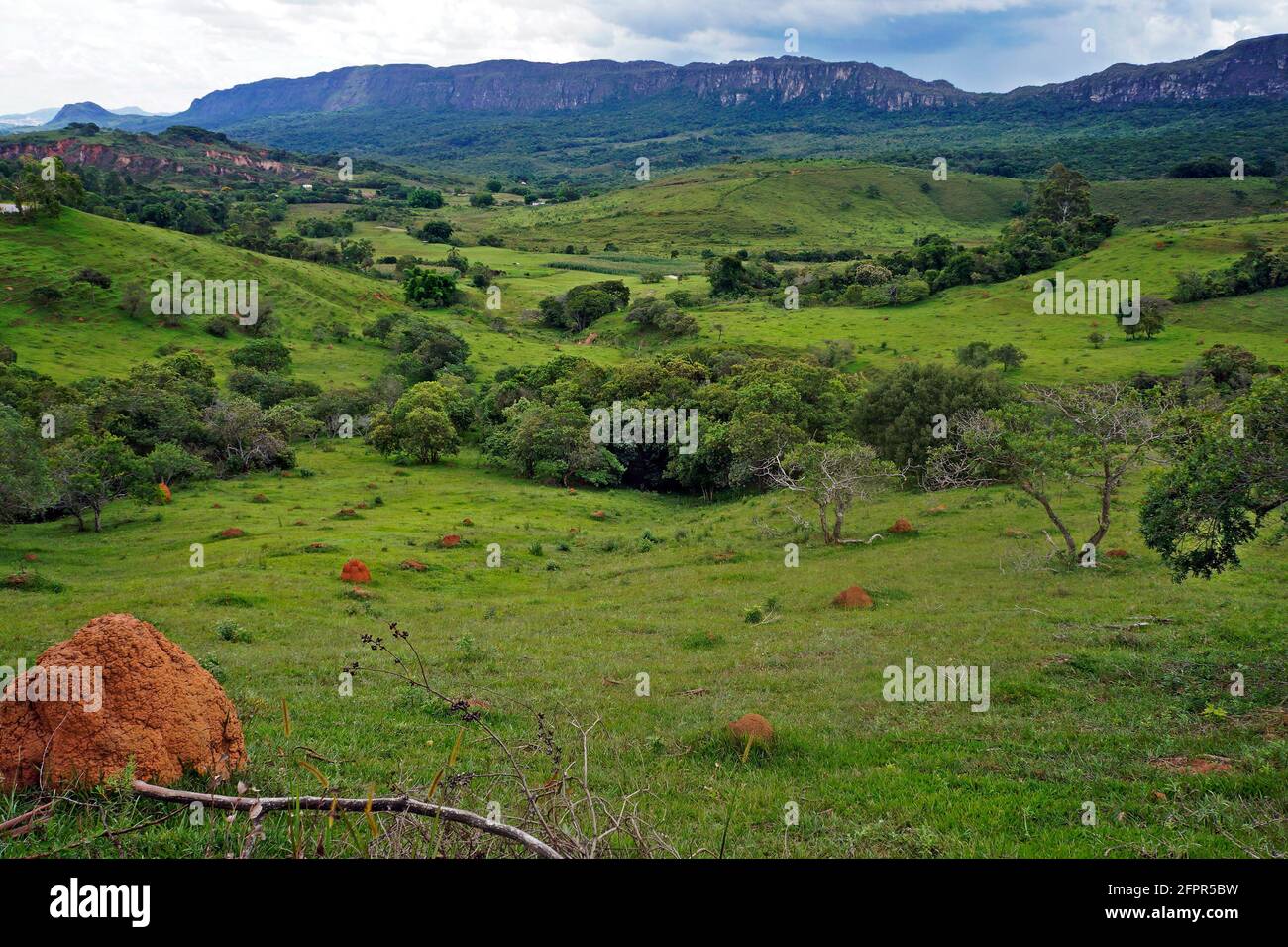 Typische Landschaft in Prados, Minas Gerais, Brasilien Stockfoto