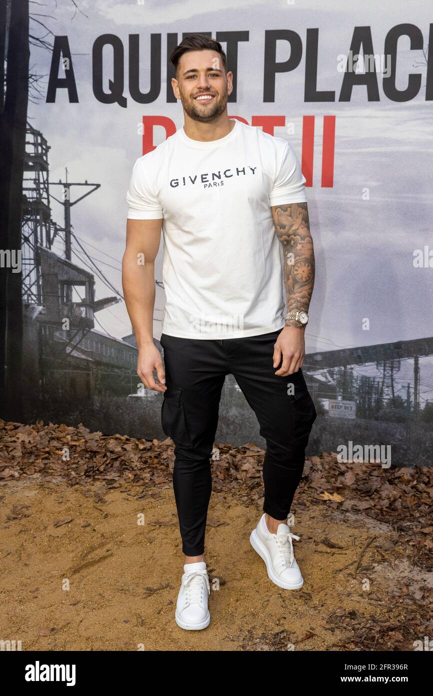 London, Großbritannien. Mai 2021. Kieran Nicholls nimmt an EINER Vorführung VON A Quiet Place Part II bei Cineworld in London Teil. (Foto: Phil Lewis/SOPA Images/Sipa USA) Quelle: SIPA USA/Alamy Live News Stockfoto