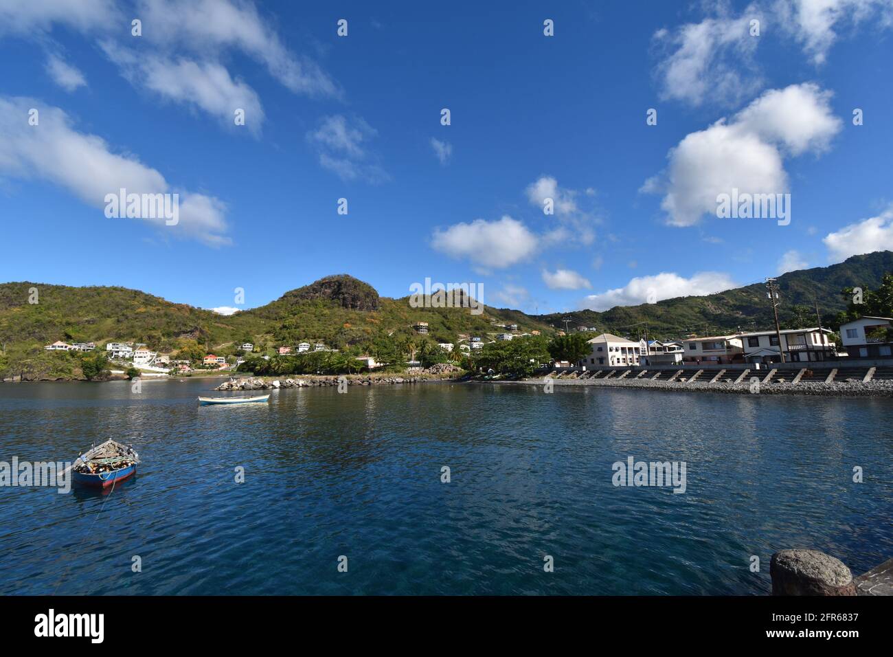 Barrouallie, St. Vincent und die Grenadinen Stockfoto