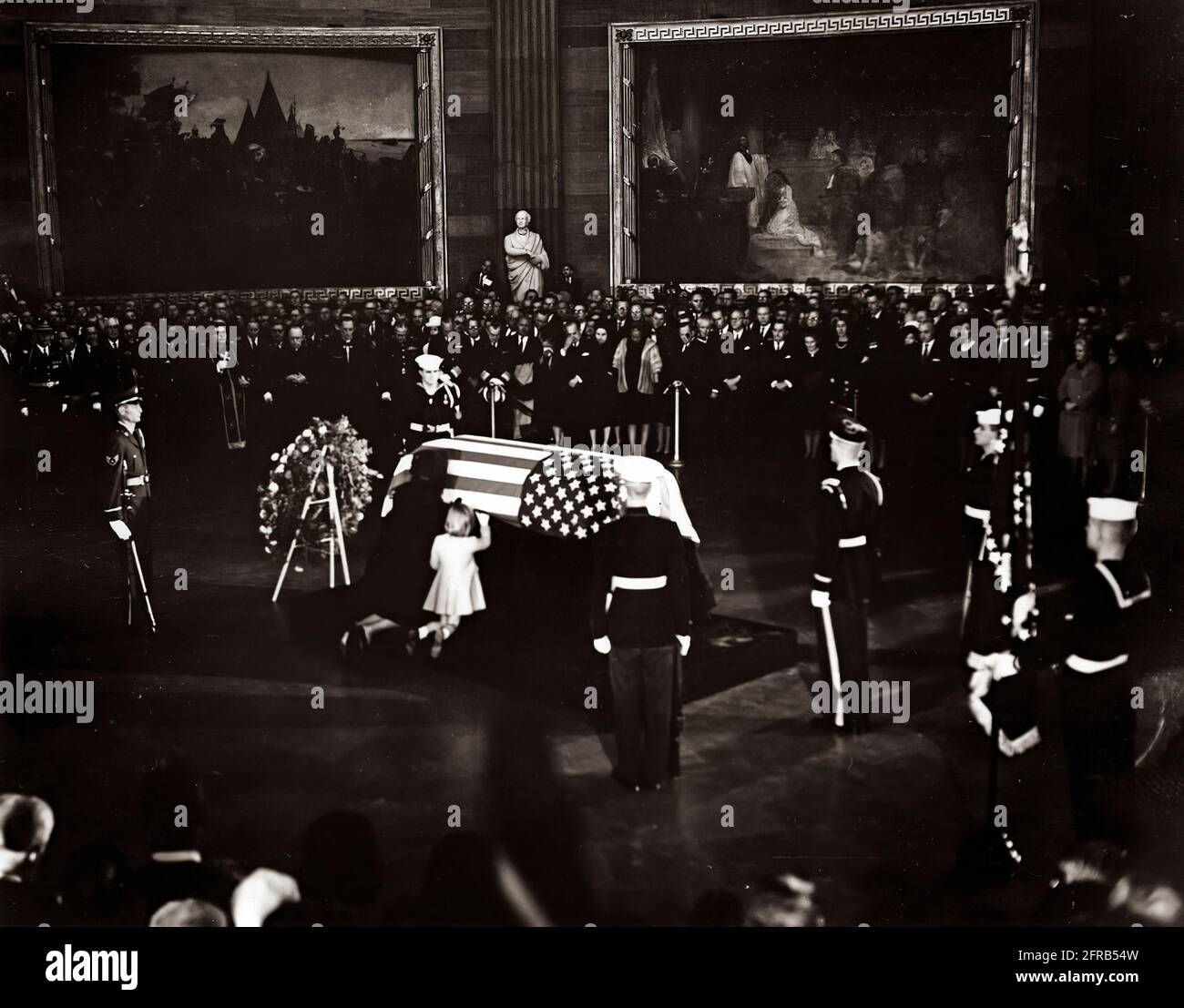 AR8255-1Z24. November 1963 im US-Bundesstaat gelegen. Bitte geben Sie „Abbie Rowe“ einen Kredit an. Fotografien Des Weißen Hauses. John F. Kennedy Presidential Library and Museum, Boston' Stockfoto