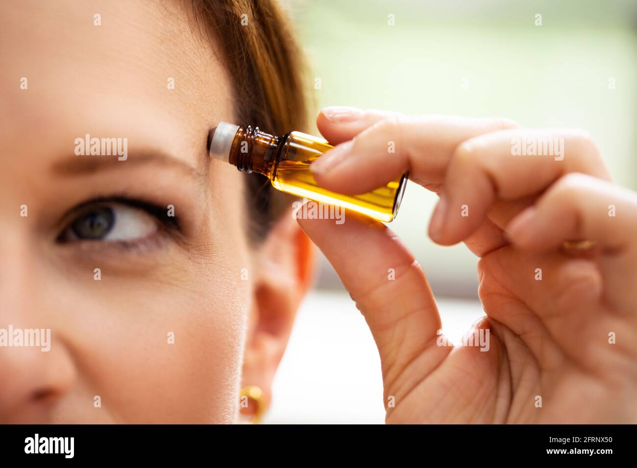 Ätherisches Öl Haut Aromatherapie Organische Schönheitspflege Stockfoto