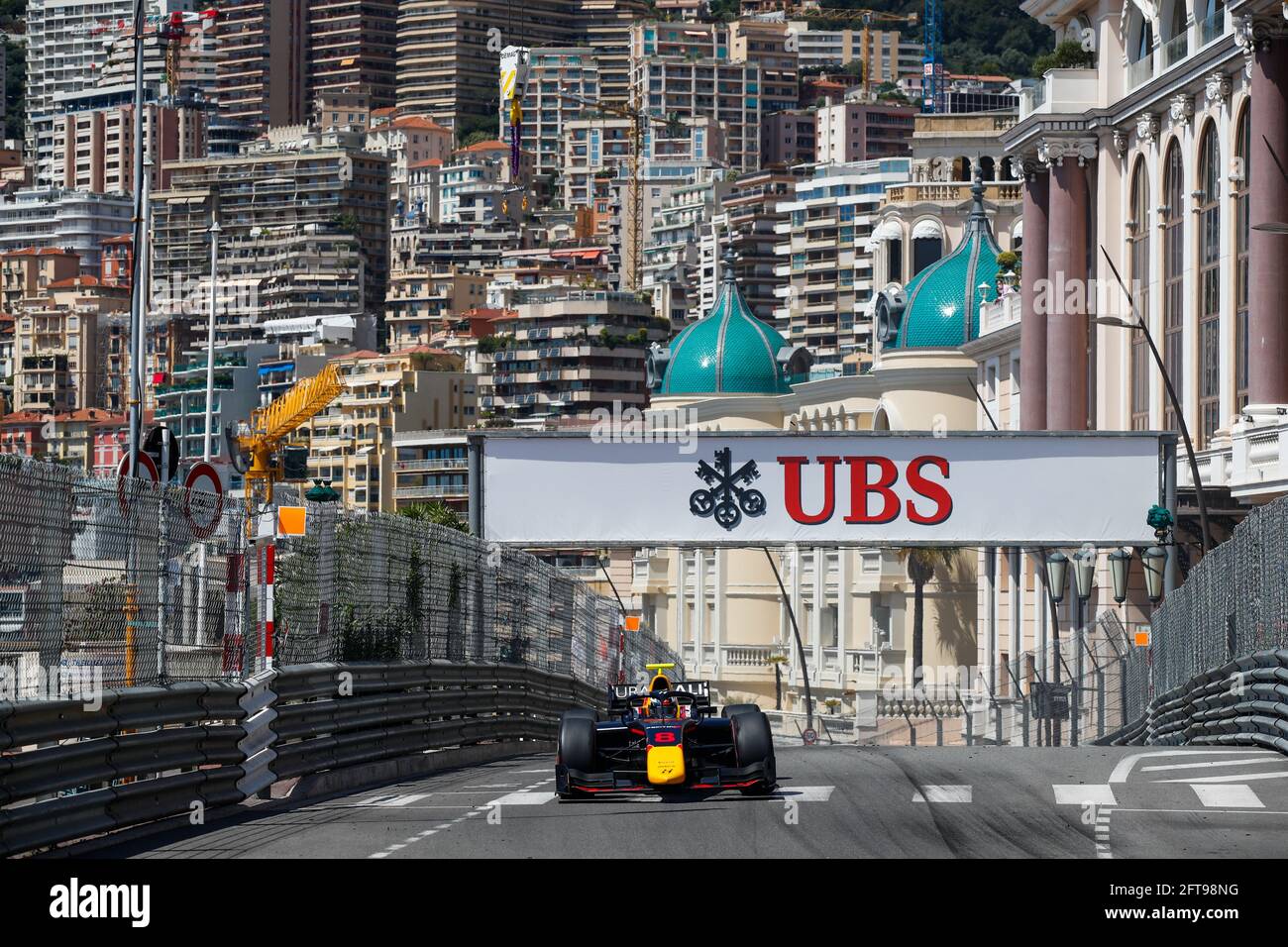 08 VIPs Juri (est), Hitech Grand Prix, Dallara F2, Action während der FIA Formel 2-Meisterschaft 2021 in Monaco vom 21. Bis 23. Mai - Foto Florent Gooden / DPPI / LiveMedia Stockfoto