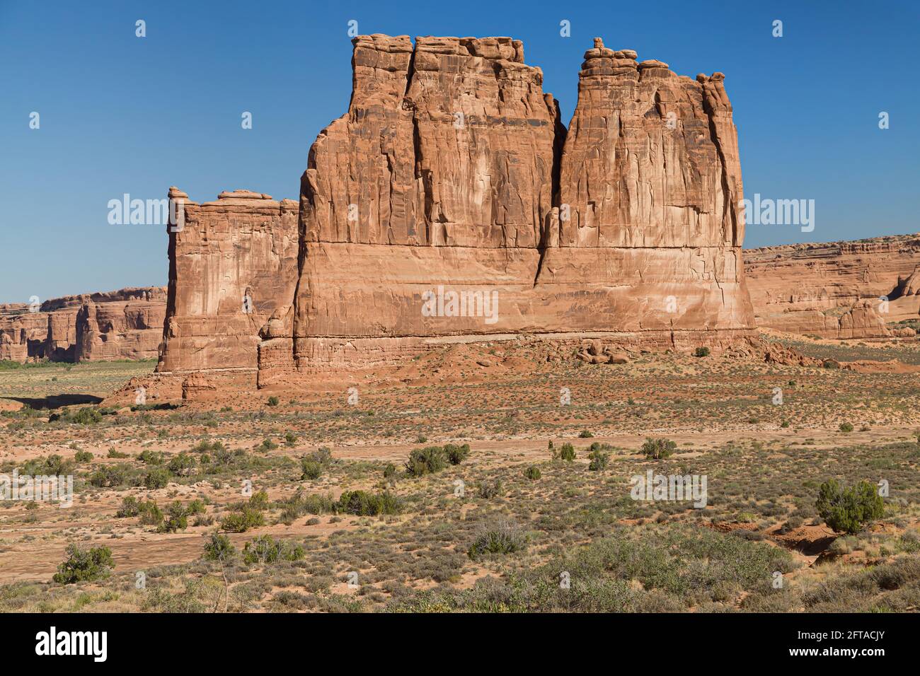 Die Orgel im Arches National Park, Utah, USA. Stockfoto