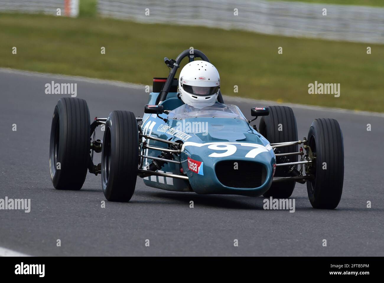 Alan Schmidt, Merlyn Mk 20A, Historic Formula Ford, Historic Sports Car Club, HSCC, Jim Russell Trophy Meeting, April 2021, Snetterton, Norfolk, Great Stockfoto