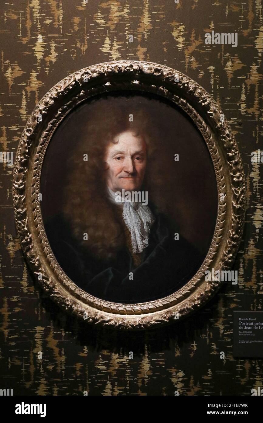 AUSSTELLUNG HYACINTHE RIGAUD IM SCHLOSS VERSAILLES Stockfoto